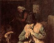 阿德里安 扬斯 范 奥斯塔德 : Flute Player